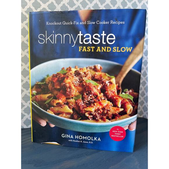 Skinny Taste Fast and Slow Cooker Recipe Hardcover Cookbook Pre-Loved - Picture 1 of 6